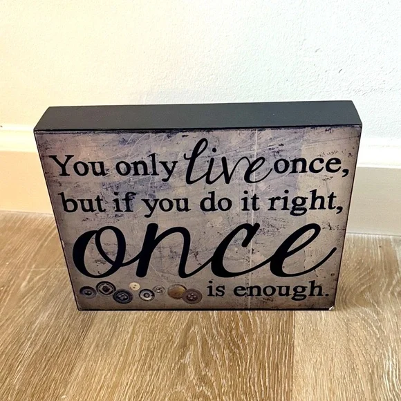 Inspirational Black and Gray Wall Art Decor - Picture 4 of 13